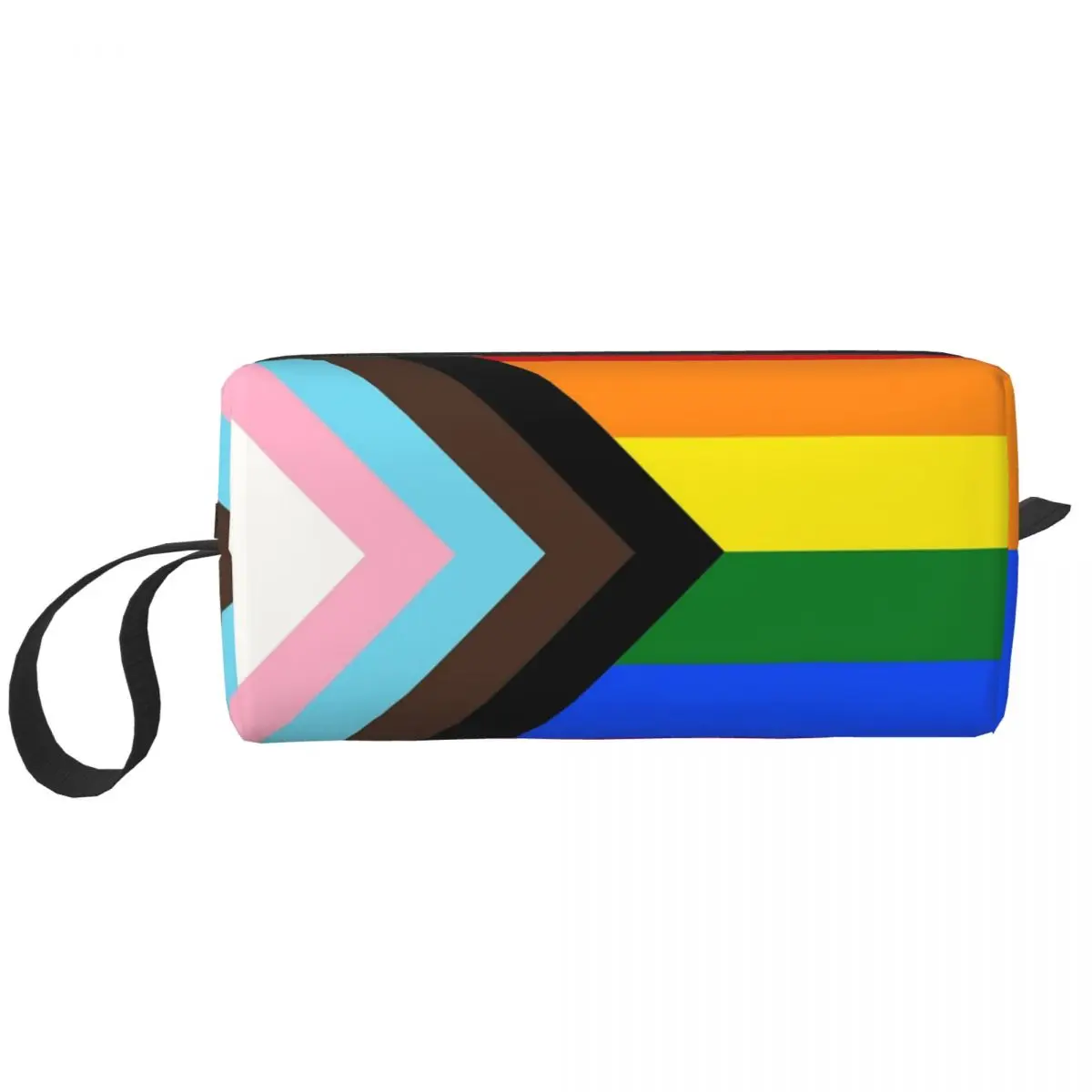 Beauty Makeup Kit Box - Progress Pride Flag Make-up-Tasche, Kosmetik-Organizer, Aufbewahrung,