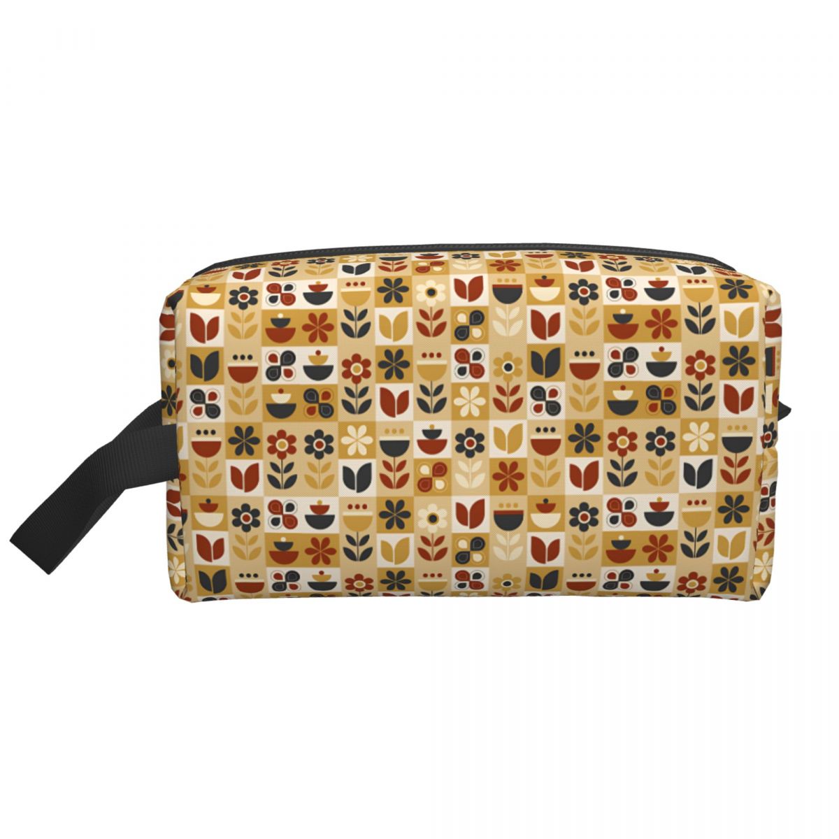 Beauty Makeup Kit Box - Orla Kiely Kulturbeutel mit Blumenmuster im