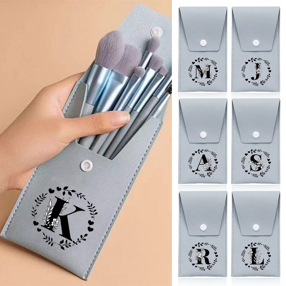 Beauty Makeup Names - 8-teiliges Make-up-Pinsel-Set mit Aufbewahrungstasche, Mehrzweck-Schönheitswerkzeuge, Nasenschattenpinsel,