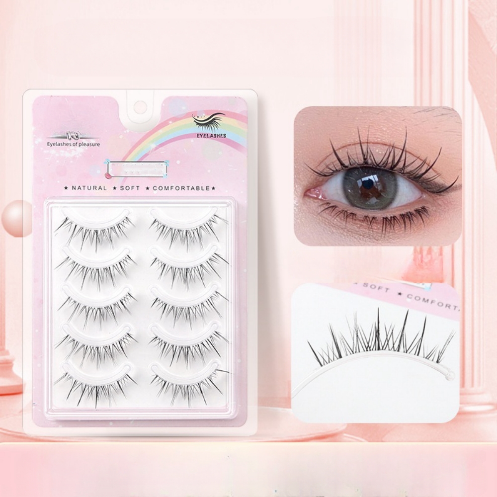 5 Paar transparente, gewellte  – Beauty Makeup Looks Bewertung und Preis