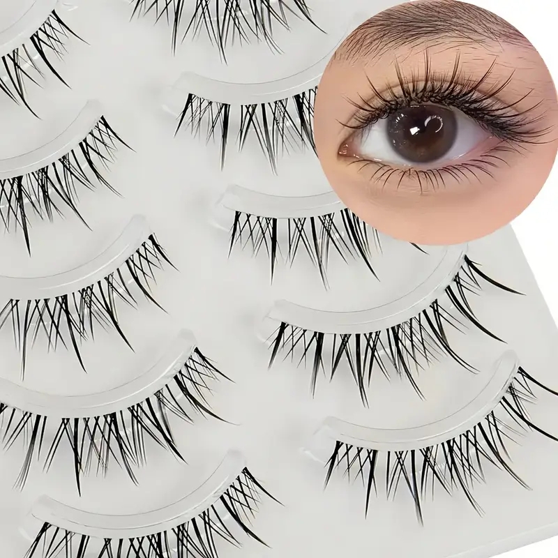 5 Paar transparente, gewellte  – Beauty Makeup Looks Bewertung und Preis