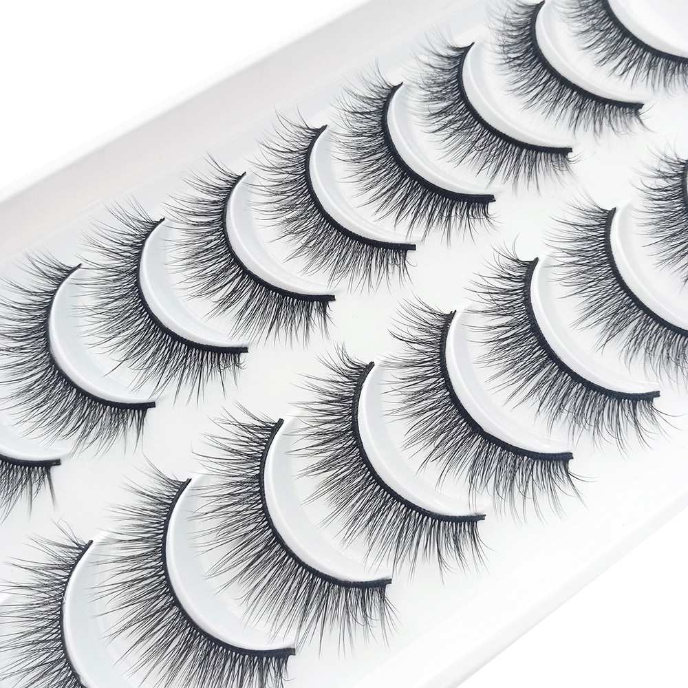 10 Paar 3D-flauschige falsche  – Beauty Makeup Design Bewertung und Preis