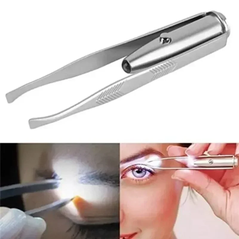 1/3Pcs Led Augenbraue Pinzette – Beauty Makeup Design Bewertung und Preis