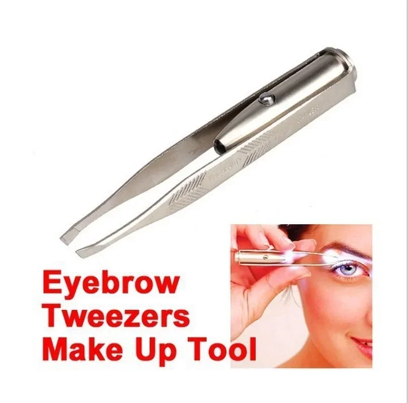 1/3Pcs Led Augenbraue Pinzette – Beauty Makeup Design Bewertung und Preis