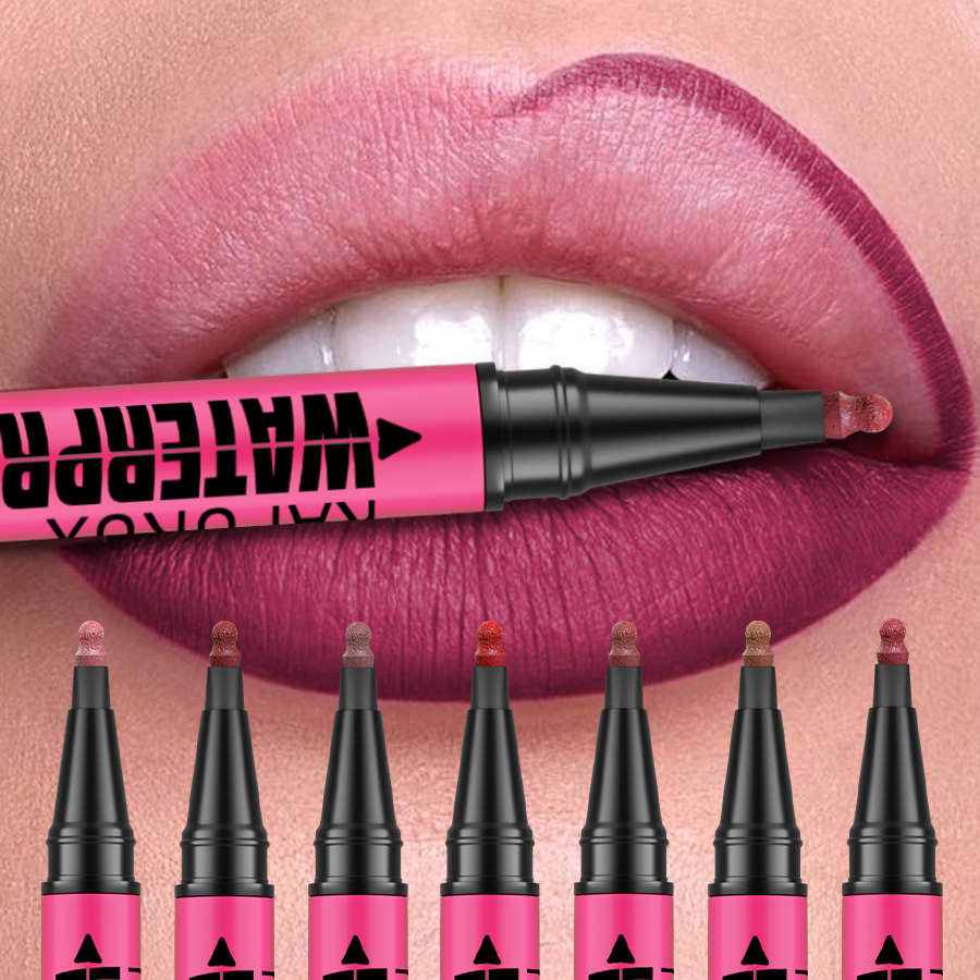 1PC Flüssigkeit Matte12-Farbe  – Lip Liner Pencil Bewertung und Preis