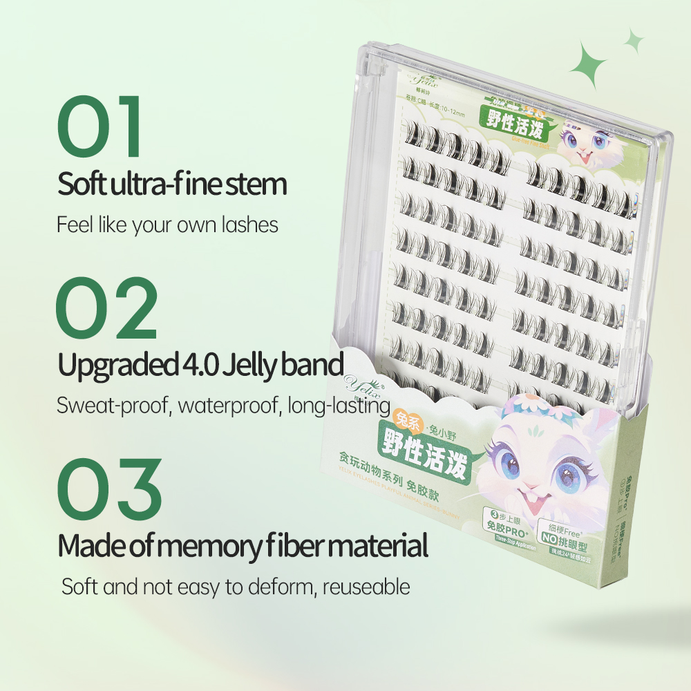 Yelix Selbstklebende Wimpernbü – Beauty Makeup Looks Bewertung und Preis