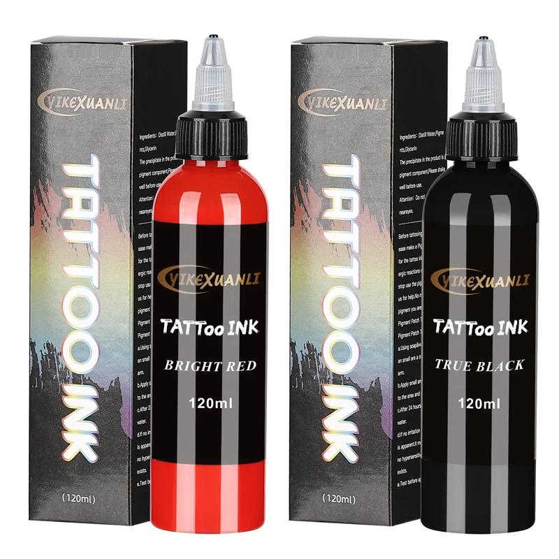 120 ml Rot/Schwarz Tattoo Tint – Beauty Makeup Kit Box Bewertung und Preis