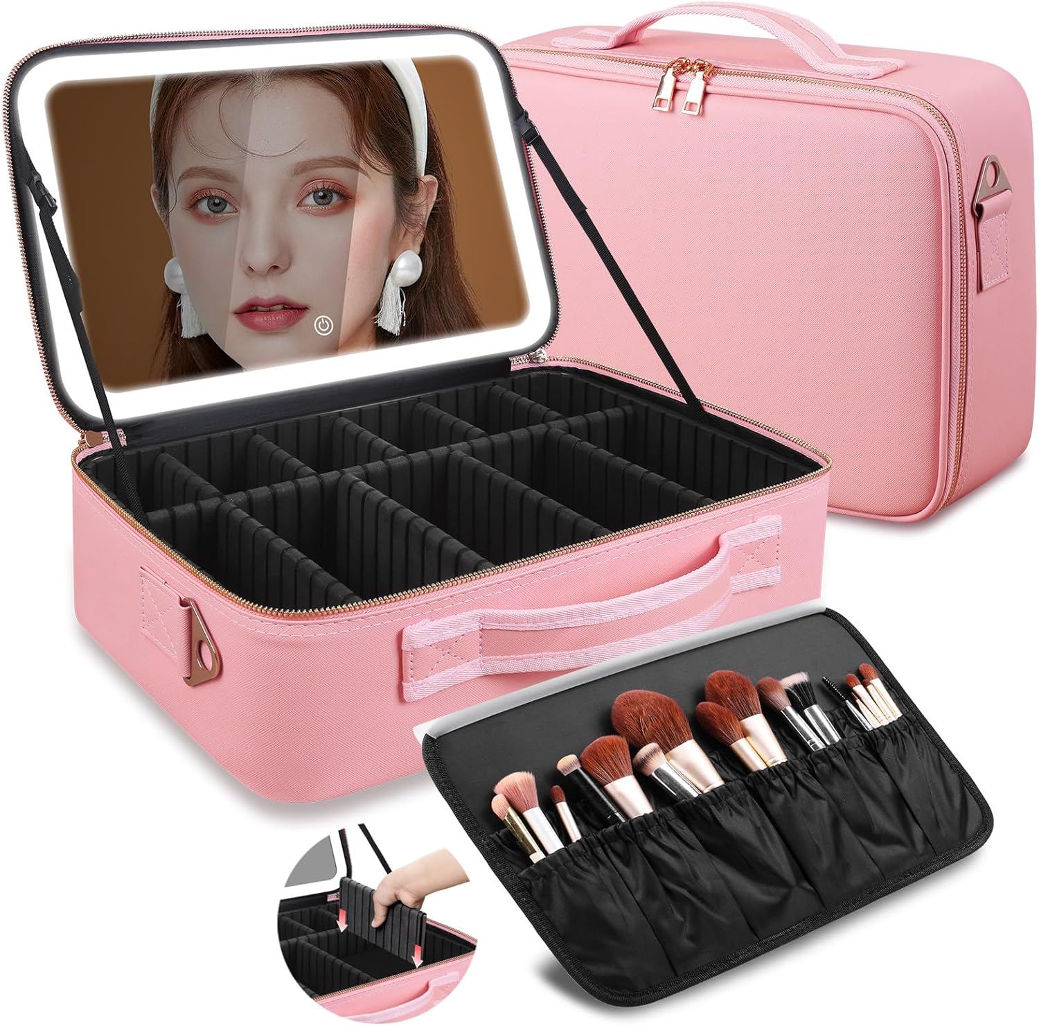 Große Kosmetiktasche 15''X11'' – Beauty Makeup Vanity Bewertung und Preis